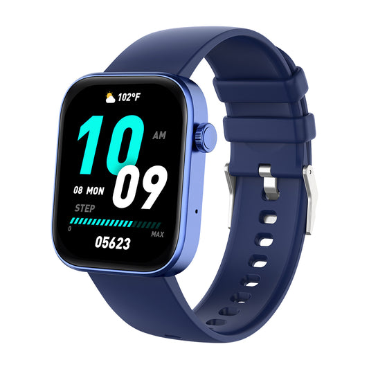 COLMi P71 Smartwatch - Navy Blue | Advanced Heart Rate Monitoring & Step Tracking - SuperHub
