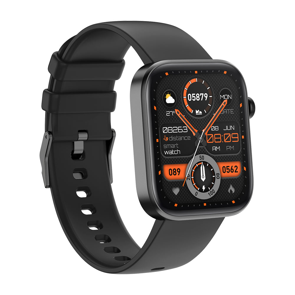 COLMi P71 Smartwatch - Black | Advanced Heart Rate Monitoring & Step Tracking - SuperHub