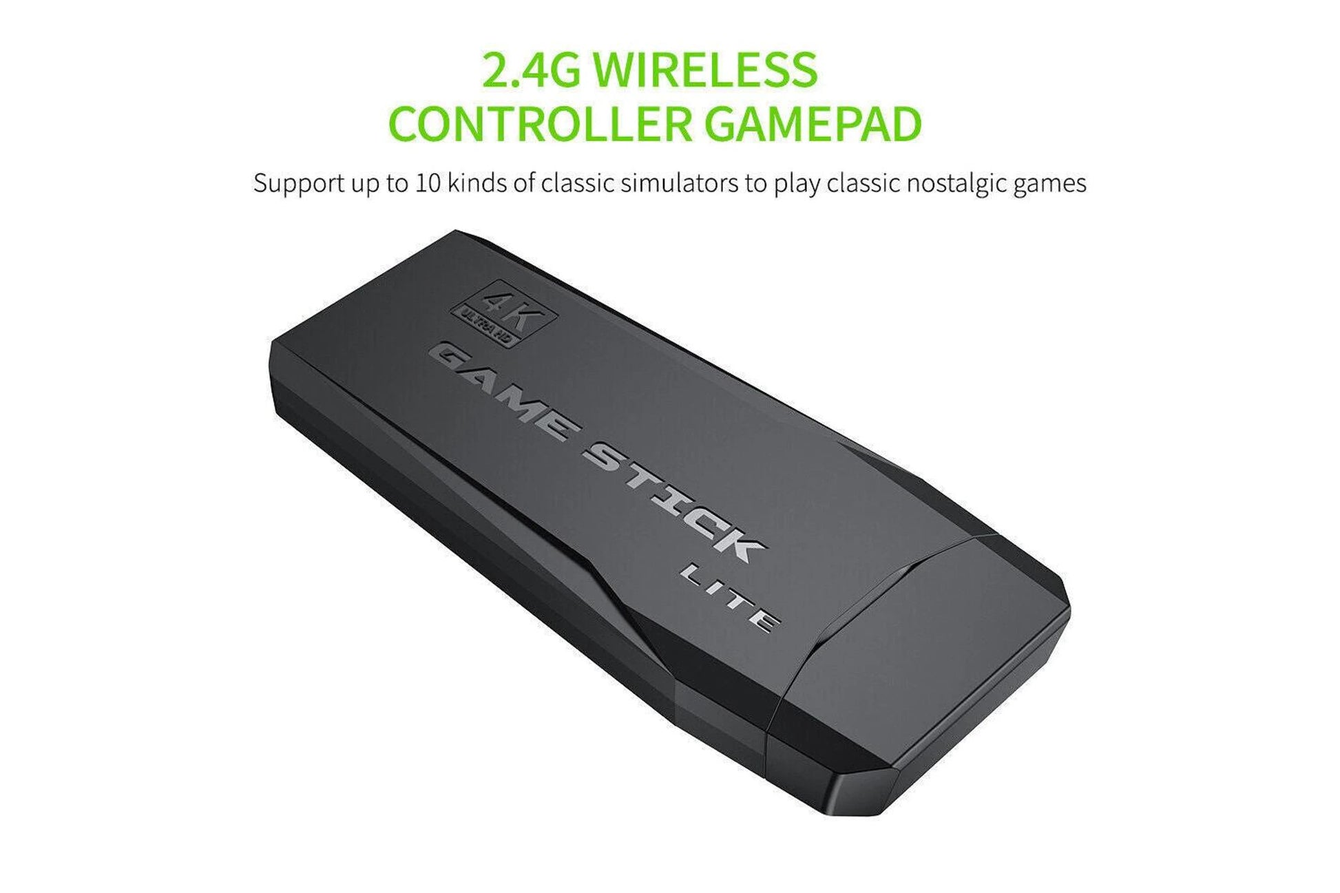 Video Game Sticks M8 Console 2.4G Dual Wireless Controller Game Stick 4K 10000 games - SuperHub