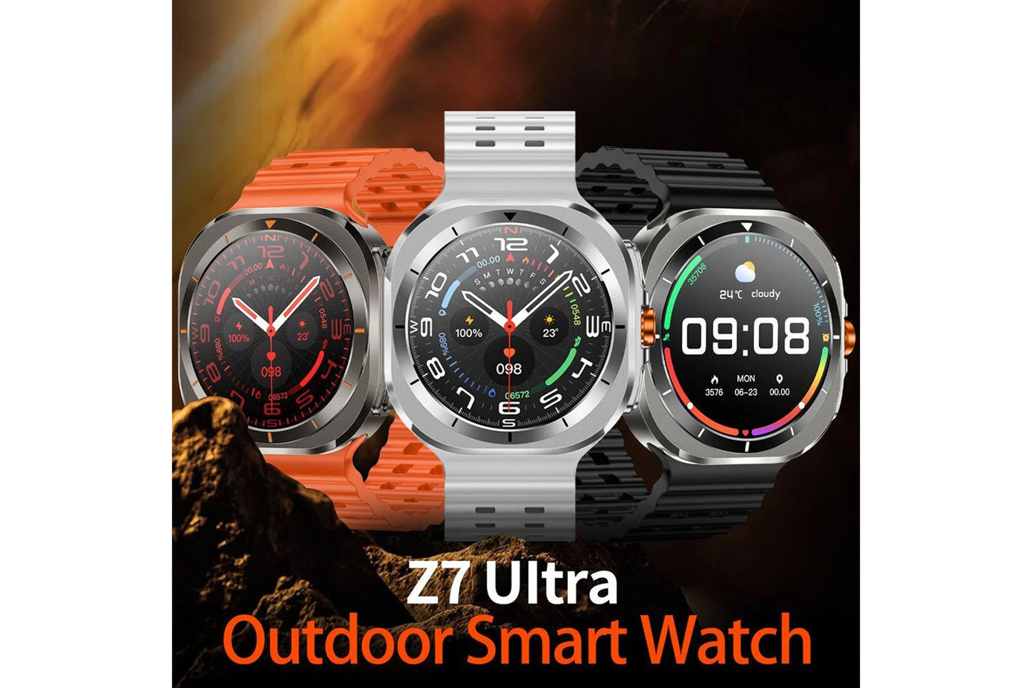 Z7 Ultra Watch with calling feature and fitness tracking - SuperHub