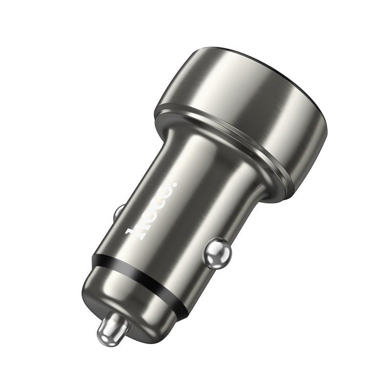 48W PD + QC Metallic Super Fast Car Charger w/ LED Display Z50 - SuperHub