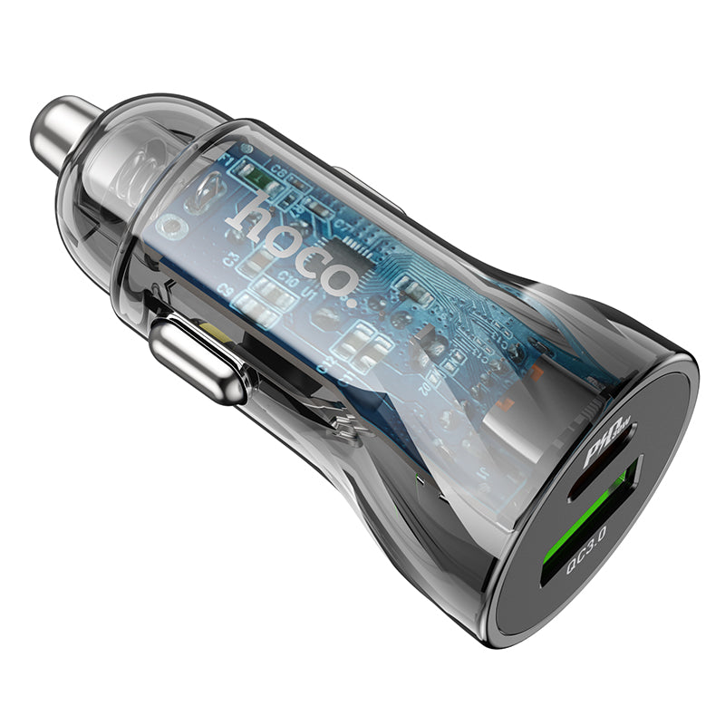 Car charger “Z47 Transparent Discovery Edition QC3.0 set - HOCO