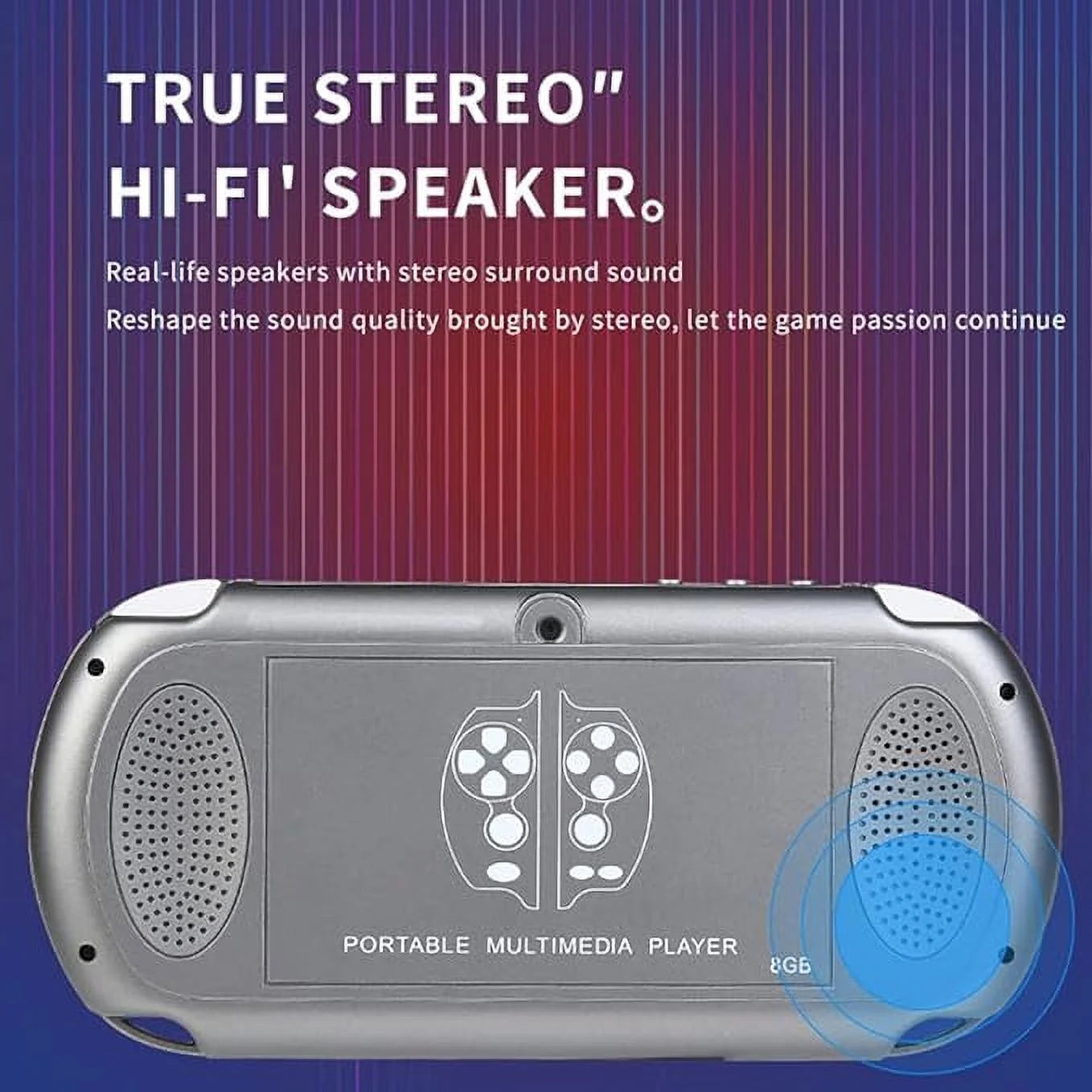 X7 Handheld Game Console – 4.1" HD Screen | 1000+ Built-in Games | MP4, Music - SuperHub