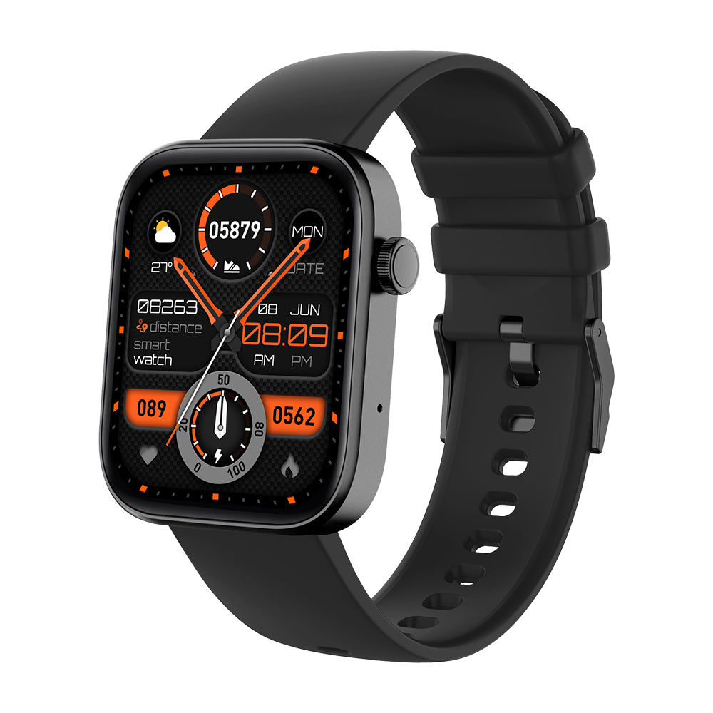 COLMi P71 Smartwatch - Black | Advanced Heart Rate Monitoring & Step Tracking - SuperHub