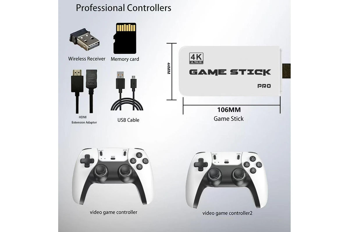 M15 Wireless Retro Game Stick, 64G gaming Console with 20000+ Games - SuperHub