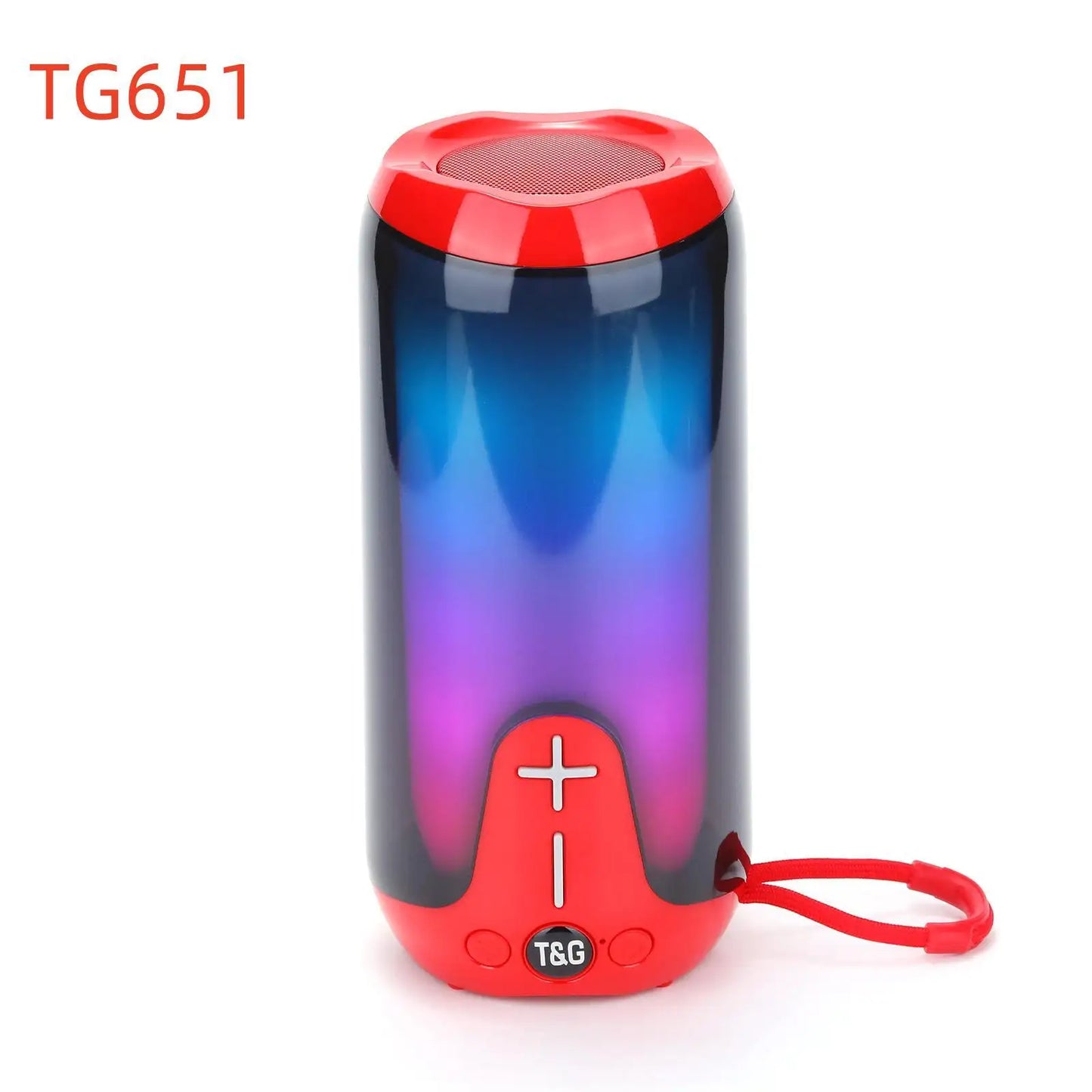 T&G TG651 5W Bluetooth Speaker, LED Lights, 1500mAh Rechargeable Battery - SuperHub