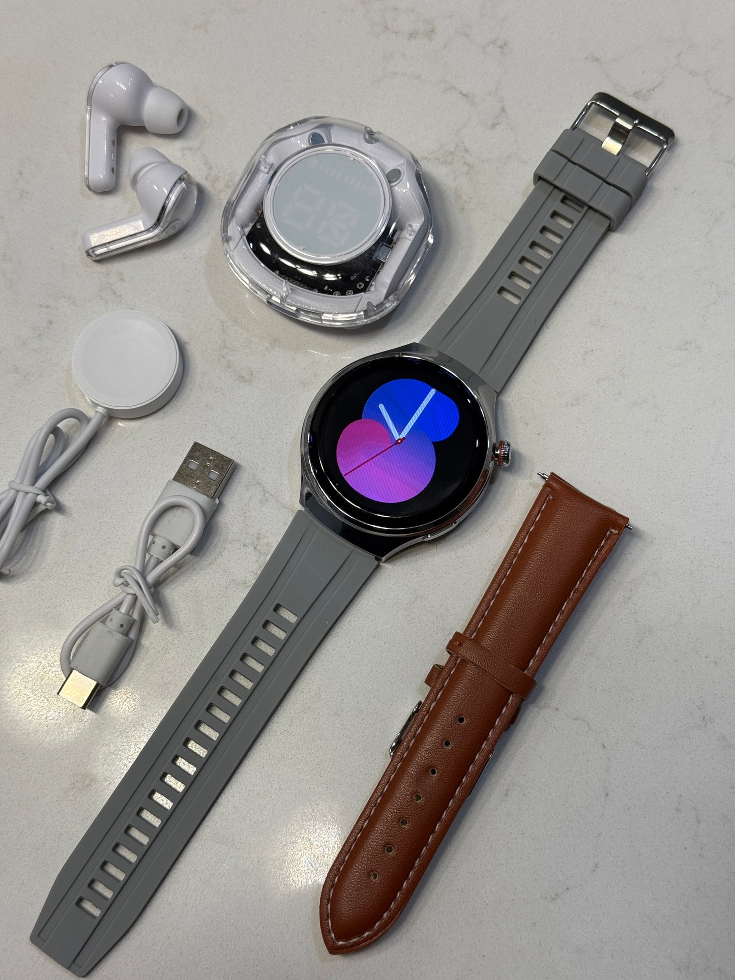 D21 Watch 4 + Earbuds Bundle Set - SuperHub