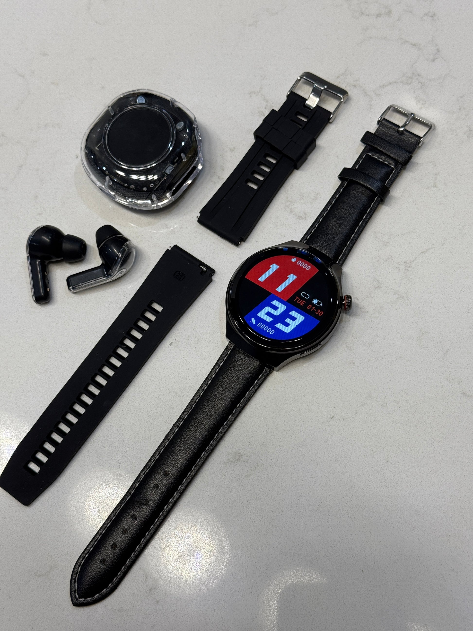 D21 Watch 4 + Earbuds Bundle Set - SuperHub