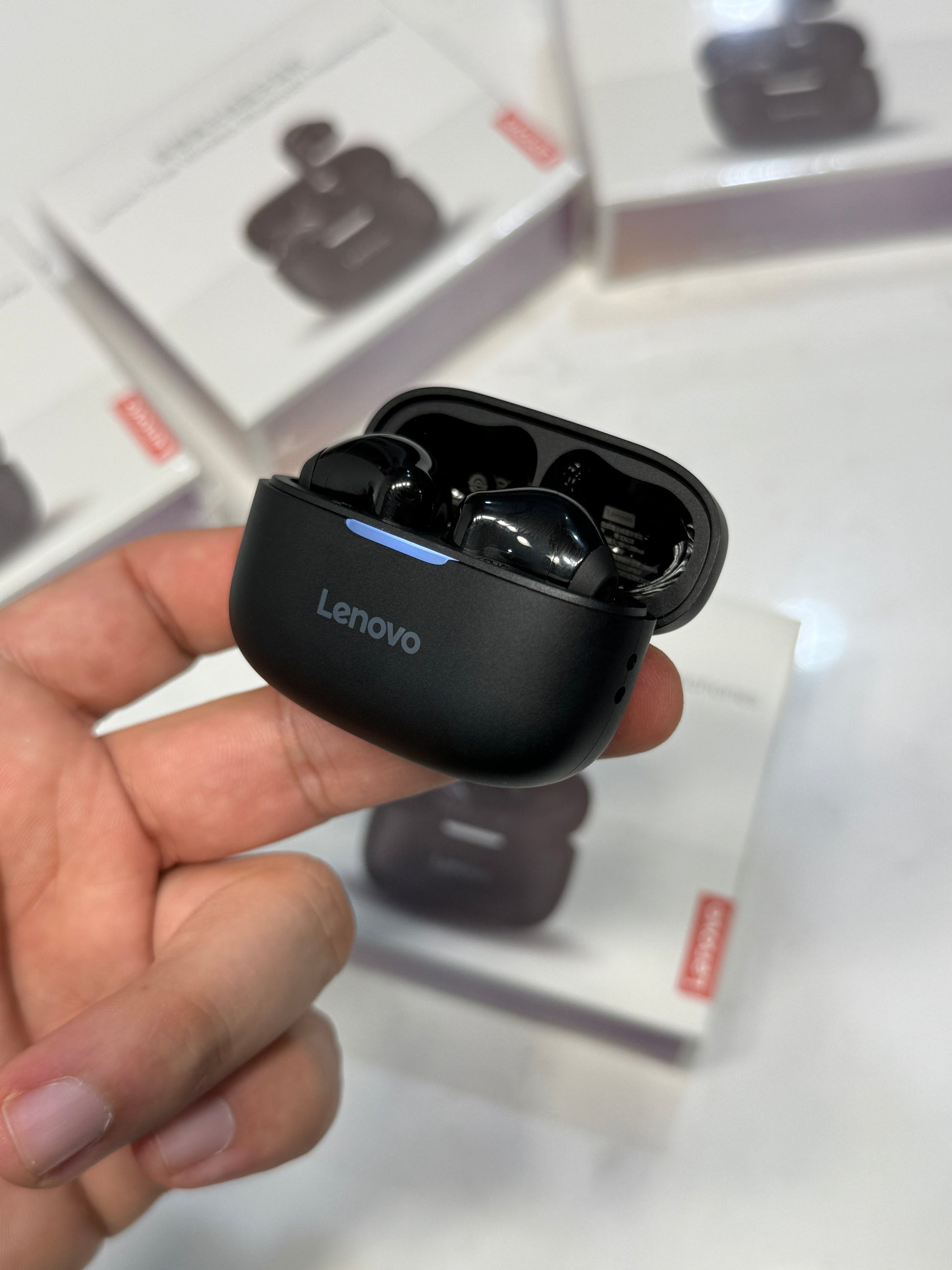 Lenovo EA110 Wireless Earbuds with Charging Case | Bluetooth 5.4 | 24H Playtime | HD Mic - SuperHub