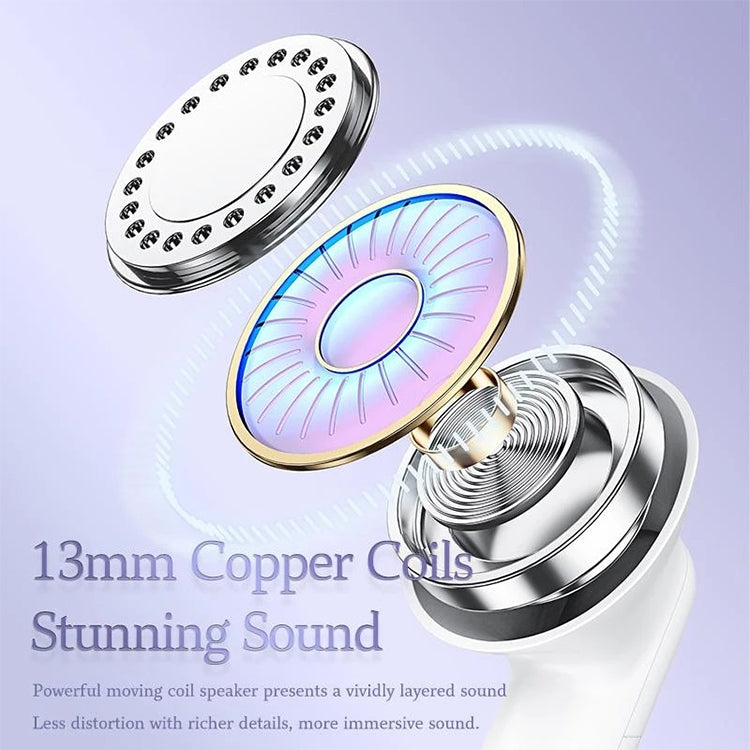 REMAX TWS-19 Mini Wireless Bluetooth Headset - Purple - SuperHub