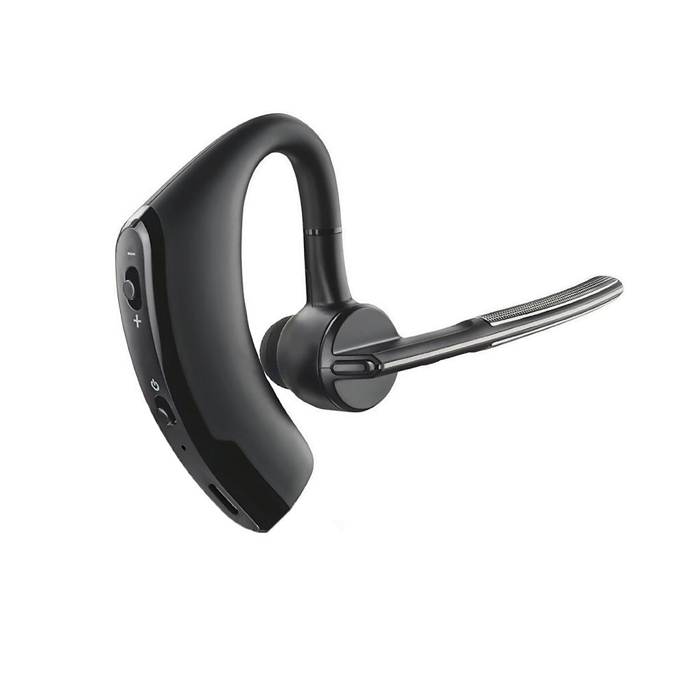 V8 BT Wireless Earphone Business Headset Handsfree Call With Mic - black - SuperHub
