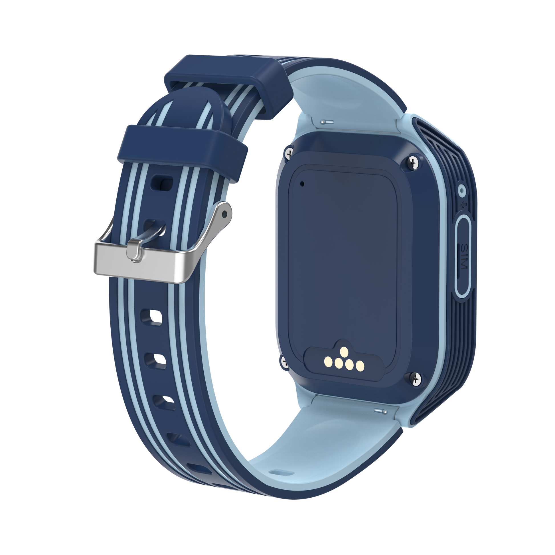 DH18 Kids 4G Smartwatch with GPS Tracking, Video Calls, SOS, Waterproof - Blue Storm - SuperHub