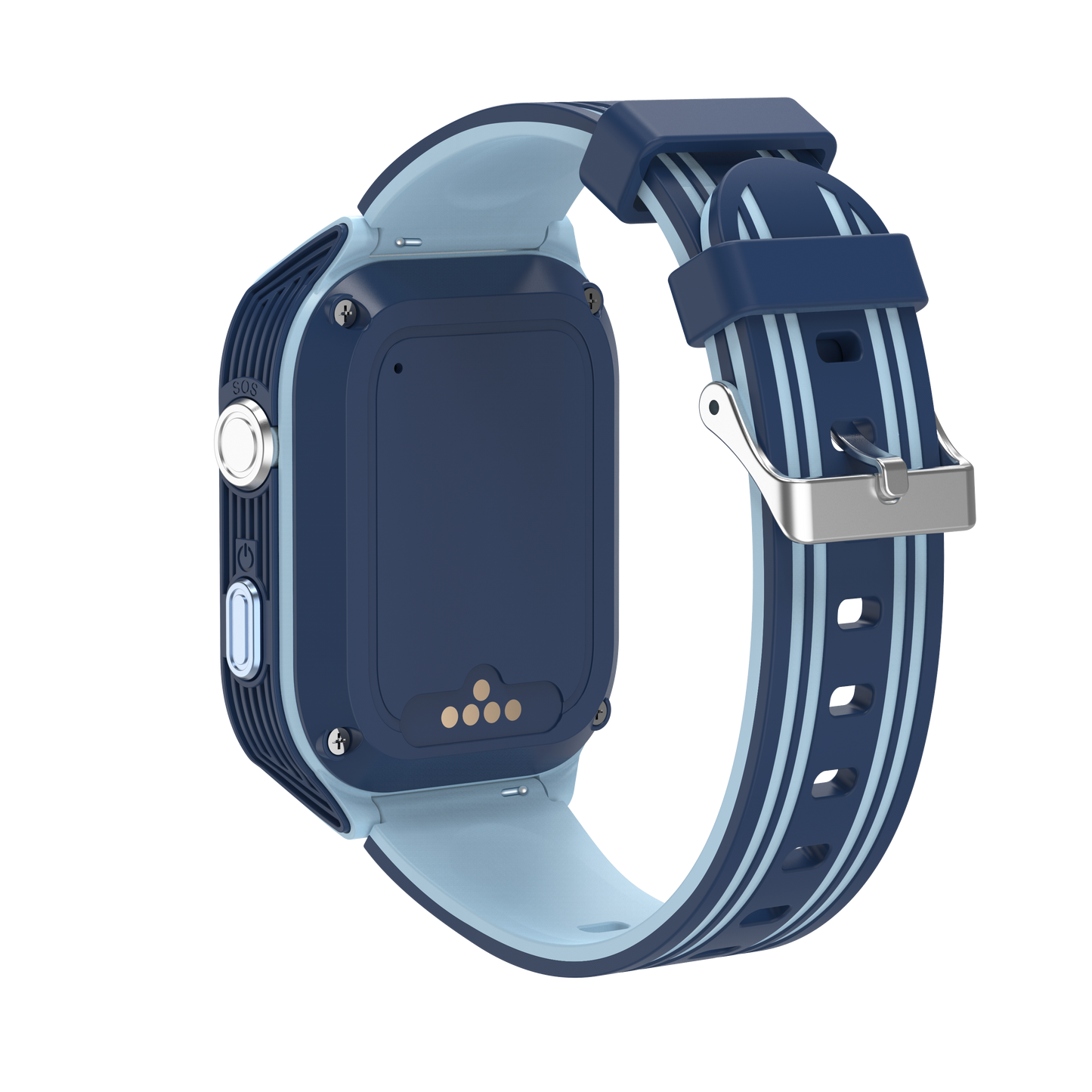 DH18 Kids 4G Smartwatch with GPS Tracking, Video Calls, SOS, Waterproof - Blue Storm - SuperHub