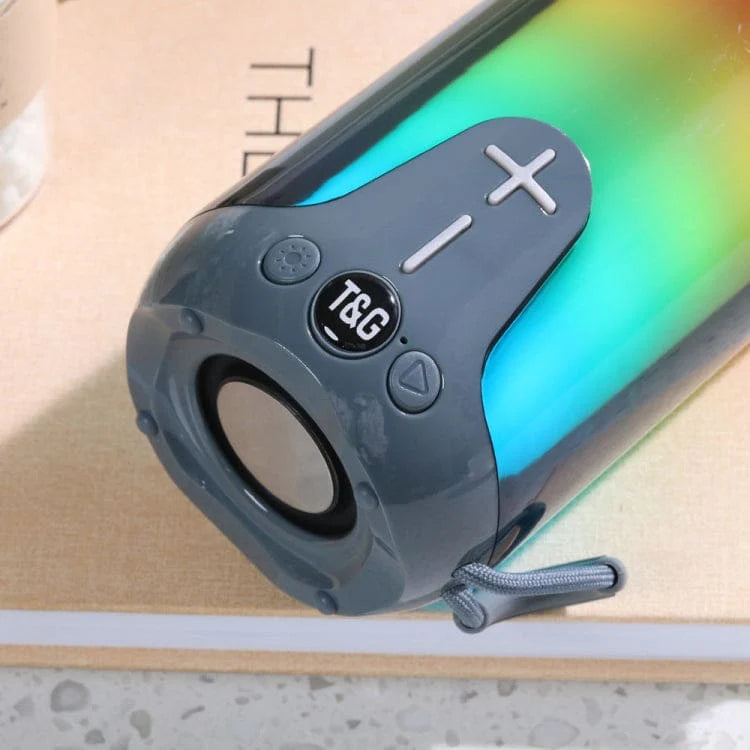 T&G TG651 5W Bluetooth Speaker, LED Lights, 1500mAh Rechargeable Battery - SuperHub