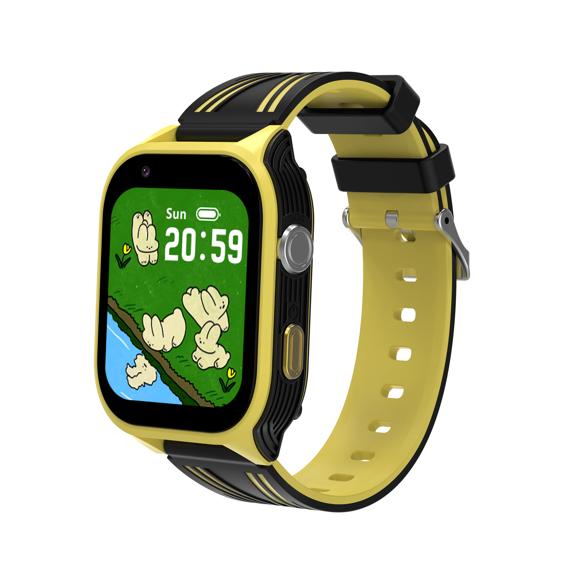 DH18 Kids 4G Smartwatch with GPS Tracking, Video Calls, SOS, Waterproof - Bumble Burst - SuperHub