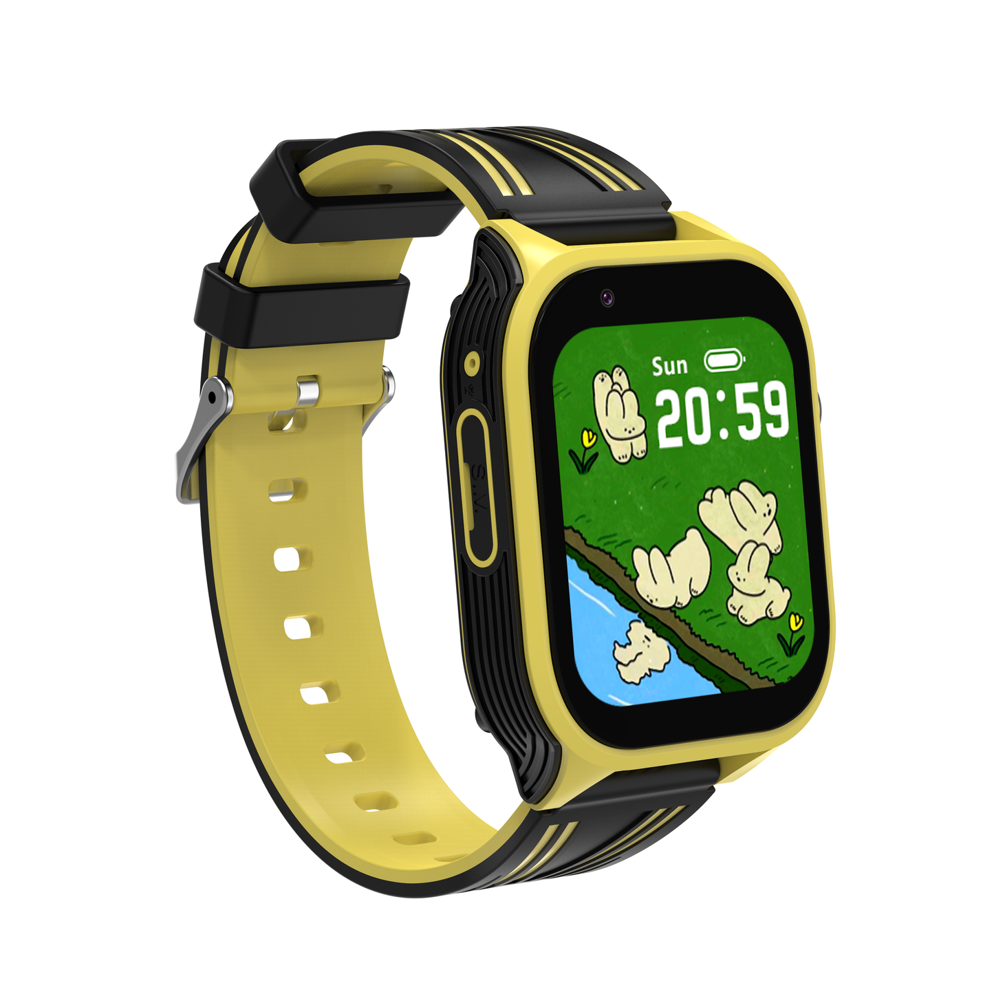 DH18 Kids 4G Smartwatch with GPS Tracking, Video Calls, SOS, Waterproof - Bumble Burst - SuperHub