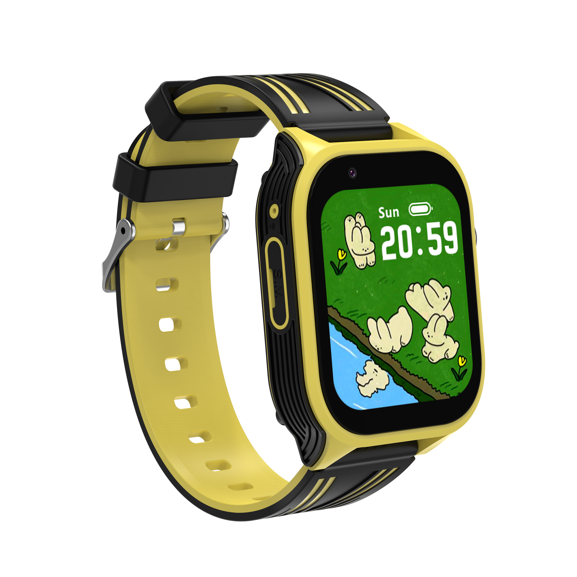 DH18 Kids 4G Smartwatch with GPS Tracking, Video Calls, SOS, Waterproof - Bumble Burst - SuperHub