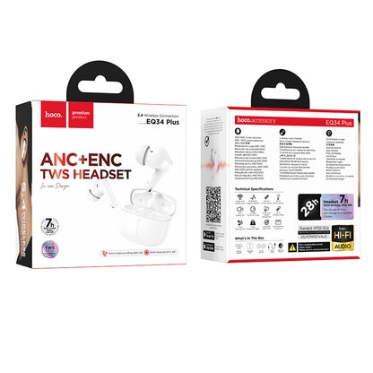Hoco Earbud with ANC+ENC Noise Cancellation (EQ34 Plus)