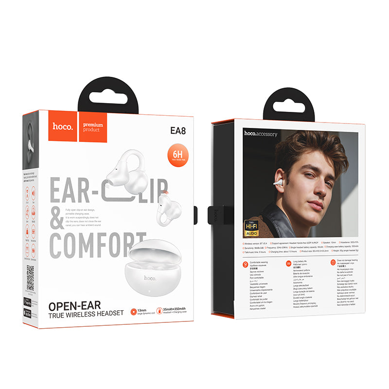 Hoco Open-Ear TWS Clip-On Earbuds (EA8)