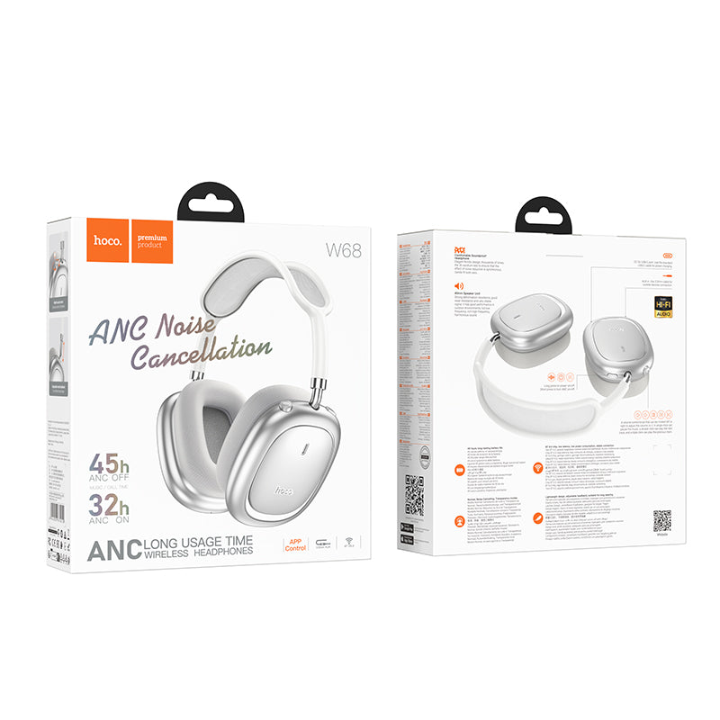 Hoco Premium Bluetooth Headset w/ 45 Hours (W68)