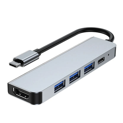 5 IN 1 USB-C Hub Splitter Type-C Docking Station 4K HDMI - SuperHub