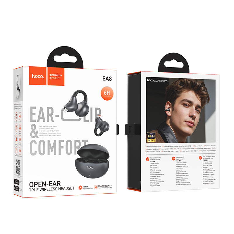 Hoco Open-Ear TWS Clip-On Earbuds (EA8)