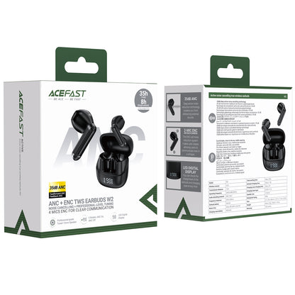 Acefast ANC 35dB Noise Cancelling Wireless Earbuds (W2)