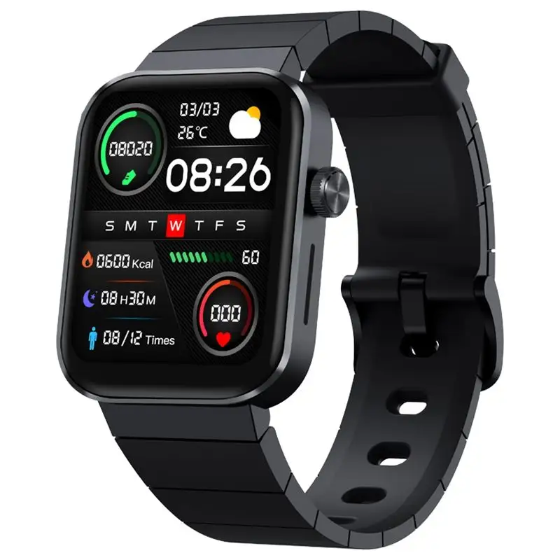 Xiaomi Mibro T1 Smart Watch, 1.6 inch AMOLED Screen 2ATM Waterproof Support(Black) - SuperHub