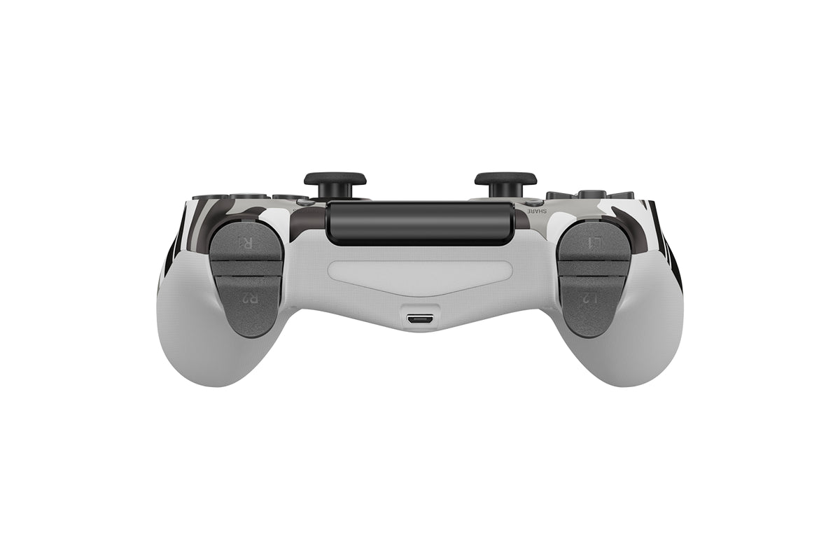 Bluetooth wireless Play Station 4 compatible controller - Grey Camouflage - SuperHub