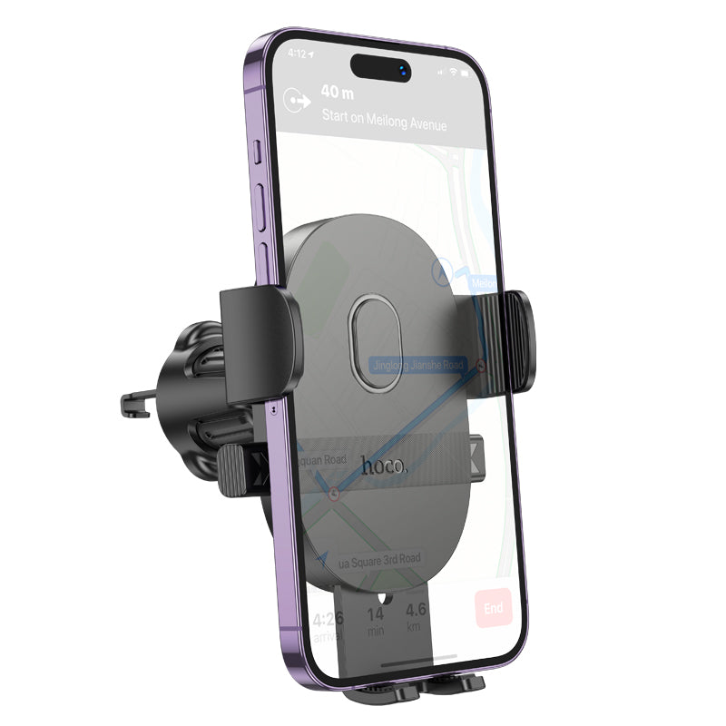 Easy - Lock Air Vent Phone Holder w/ Hook Locking H18