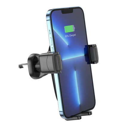 15W Air Vent Wireless Charging Phone Holder w/ Hook Looking (HW1) - SuperHub