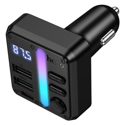 Hoco 45W FM Car Kit with PD+QC, LED Display (E89)