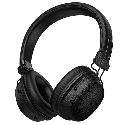 Hoco Leather Bluetooth Headset w/ 32 Hours (W64)