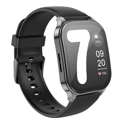 Smart Sports Watch w/ Call Feature, AMOLED, 7~10 Days Battery Life (Y19) Black - SuperHub