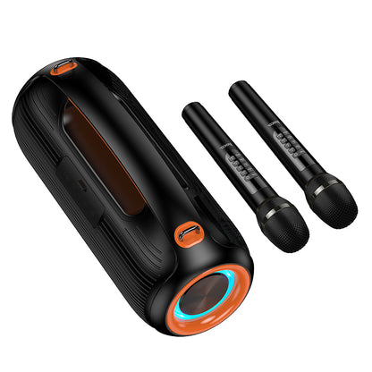 Hoco 600W Bluetooth Party Speaker with 2 Wireless Microphones (DS67)