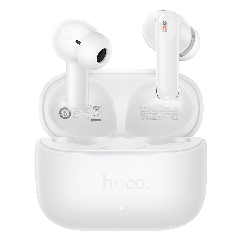 Hoco TWS Earbuds with 7 Hours, Carry Case and Snap Hook (EQ30)