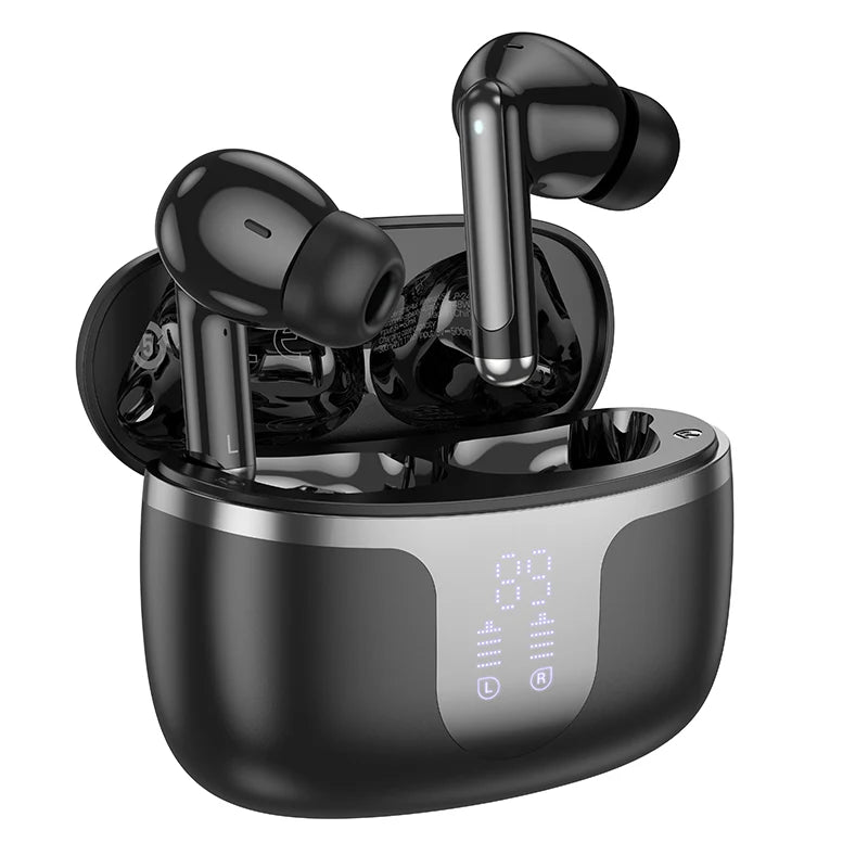 TWS Earbud w/ 7 Hour, Battery Display, ANC+ENC Noise Cancelling (EQ10 PLUS) - SuperHub