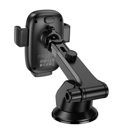 Hoco 15W Wireless Charging Phone Holder for Windshield / Dashboard (HW32)