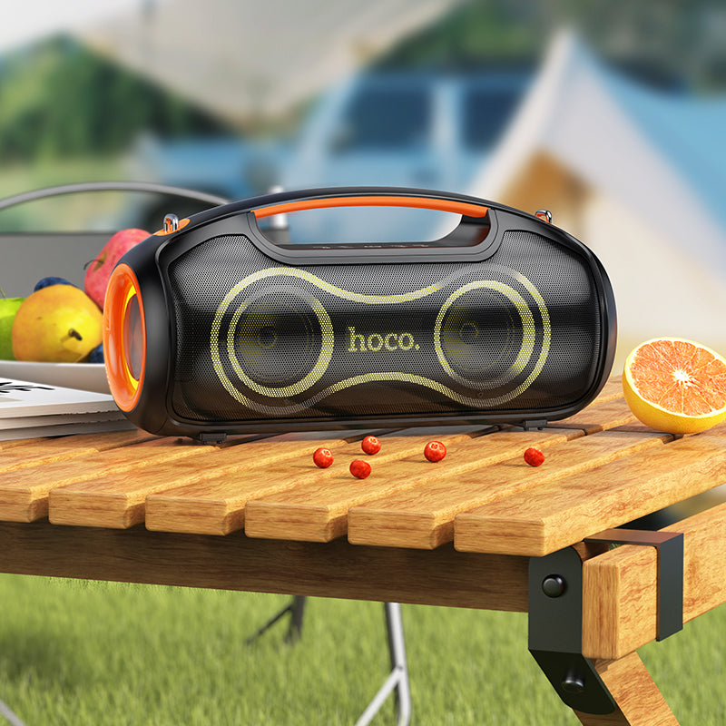 Hoco 600W Bluetooth Party Speaker with 2 Wireless Microphones (DS67)
