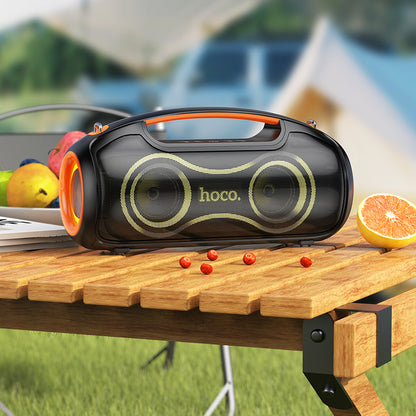 Hoco 600W Bluetooth Party Speaker with 2 Wireless Microphones (DS67)