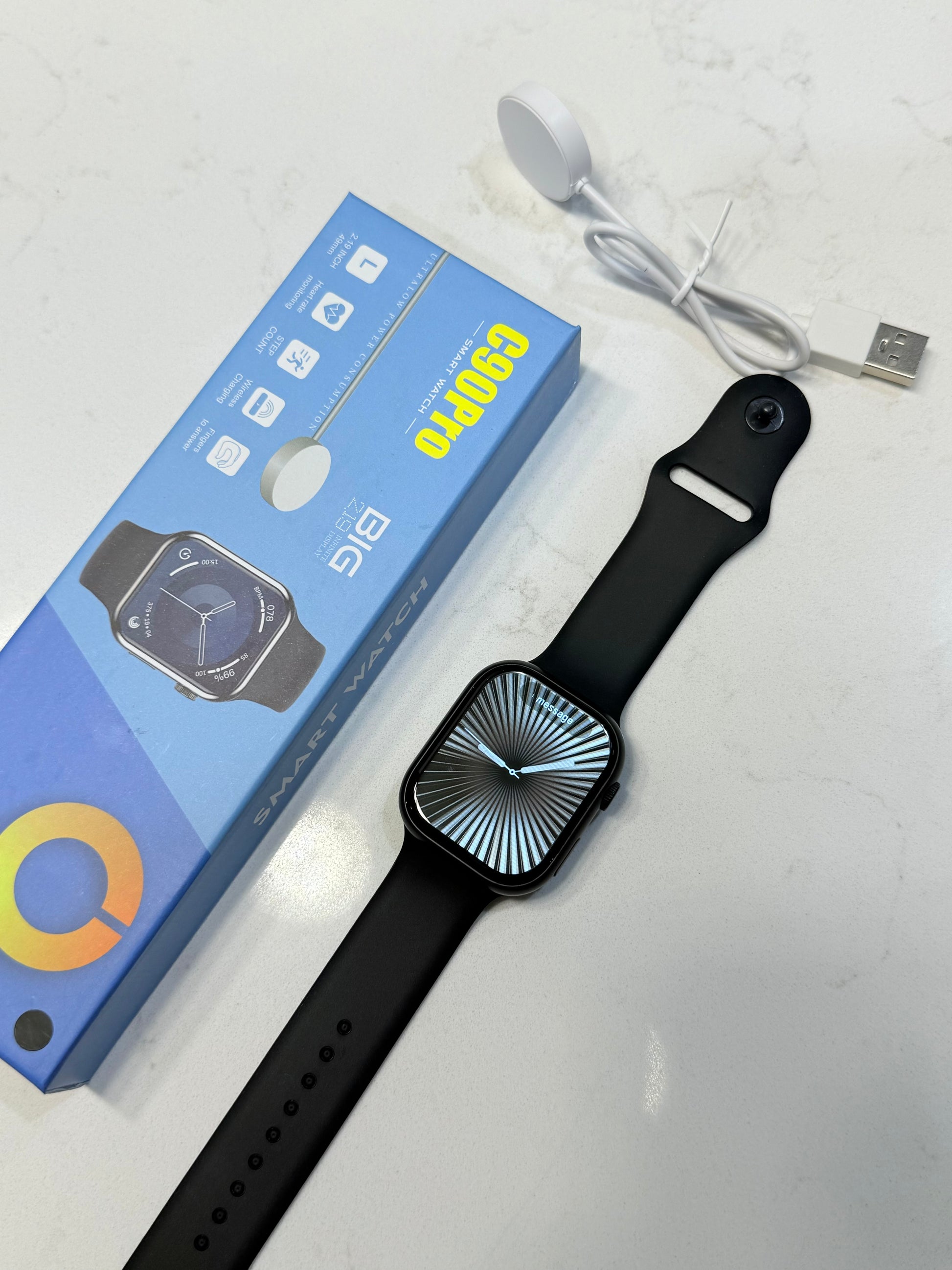 Smartwatch with Bluetooth Calling & Advanced Fitness Tracking - Stay Connected & Active - SuperHub