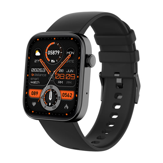 COLMi P71 Smartwatch - Black | Advanced Heart Rate Monitoring & Step Tracking