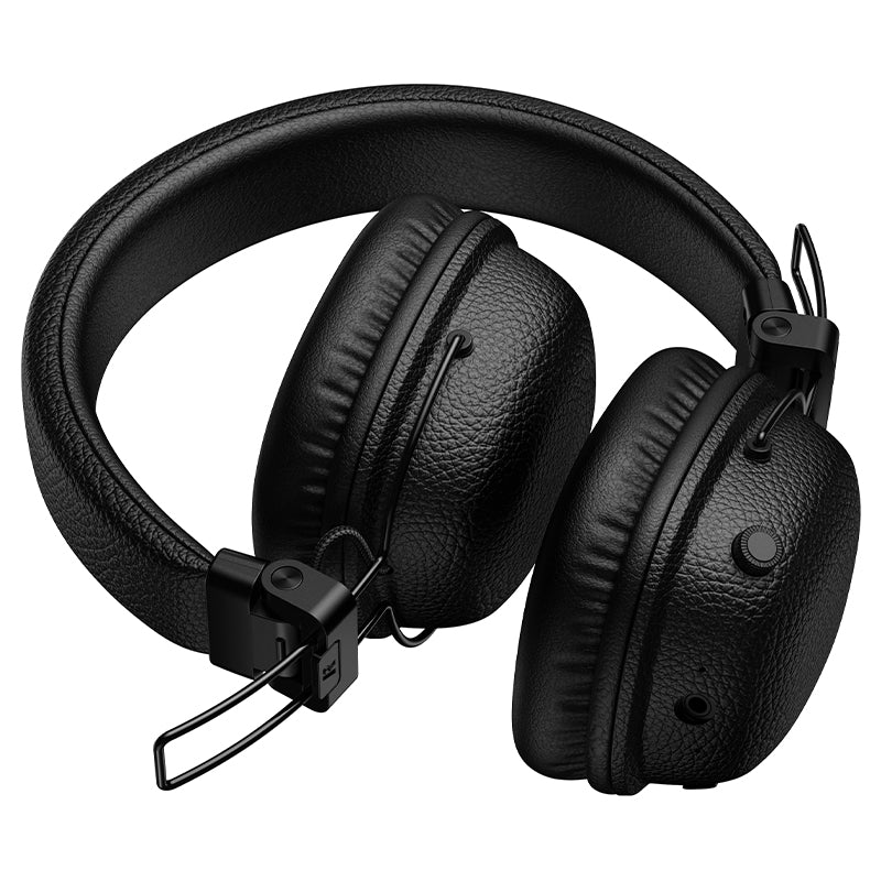 Hoco Leather Bluetooth Headset w/ 32 Hours (W64)