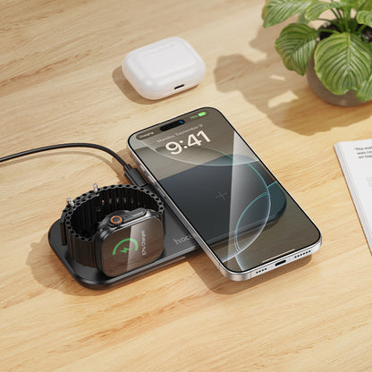 Hoco 15W Ultra Thin 3 in 1 Wireless Charger (CW65)