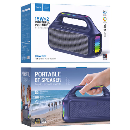 Hoco 30W Powerful Bluetooth Speaker with LED RGB Light (HC47)