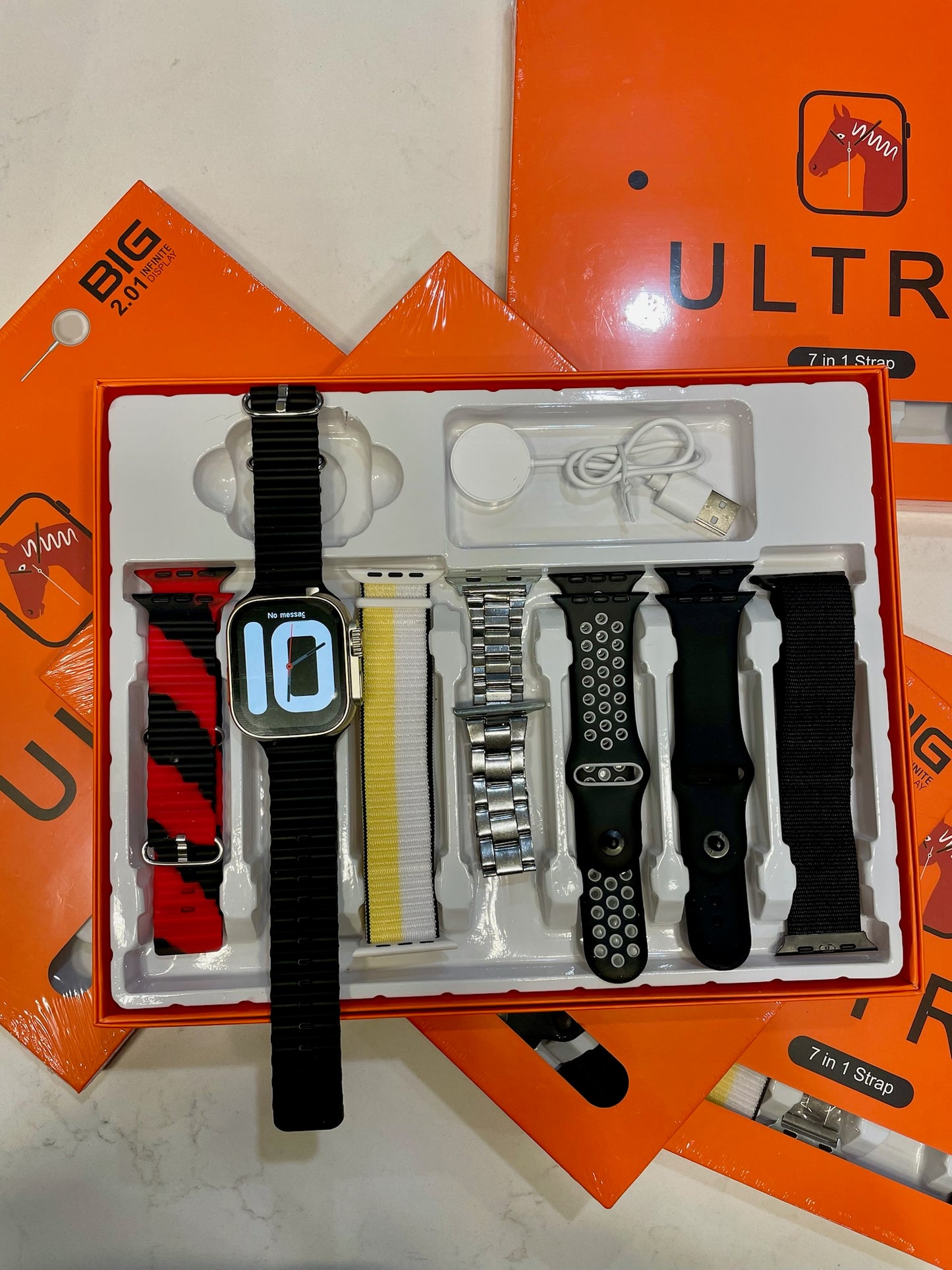 7 In 1 Ultra Smart Watch Set