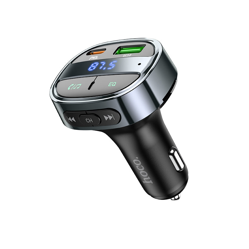 Hoco E70 PD30W + QC3.0 Car Bluetooth FM Transmitter - SuperHub