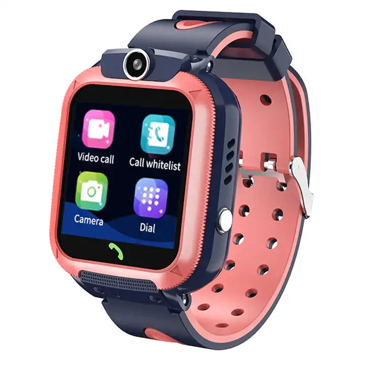 Kids Smart Watch - 4G - LBS Tracking - Voice and Video Calling - SOS - IP67 Waterproof - Orange - SuperHub