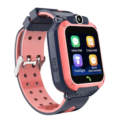 Kids Smart Watch - 4G - LBS Tracking - Voice and Video Calling - SOS - IP67 Waterproof - Orange - SuperHub