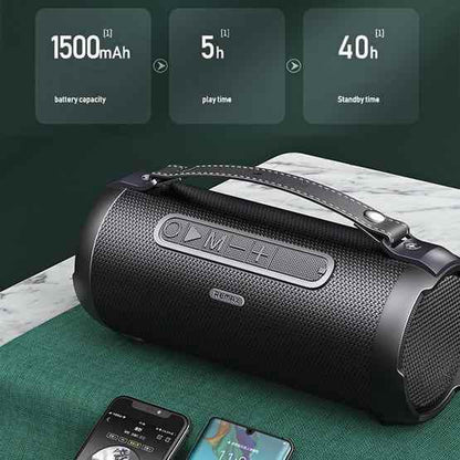 REMAX RB-M43 Outdoor Bluetooth 5.0 Wireless Speaker with Handle - SuperHub